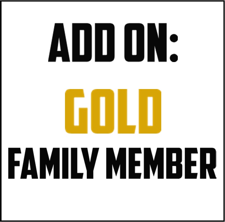 Unlicensed Gold Family Member Add On (No PAL) - Yearly