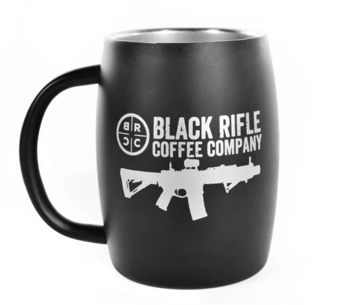 [BRCC-CAN-2045] BRCC "Coffee or Die" Brushed Black Mug