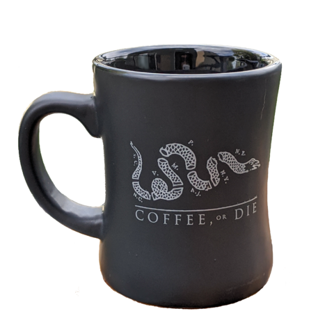 [(A)BRCC-CAN-2005] BRCC "Coffee, or Die" Echo 2.0 Ceramic Mug