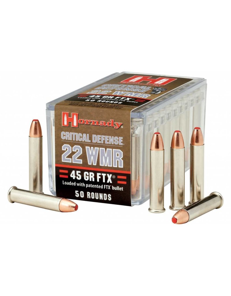 Hornady C.D .22 WMR 45Gr FTX 50/Box Ammunition | Phoenix Range and