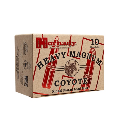 [HORN-86224] Hornady Heavy Mag Coyote 12Ga 00 Nickel 3" 10/Box Ammunition